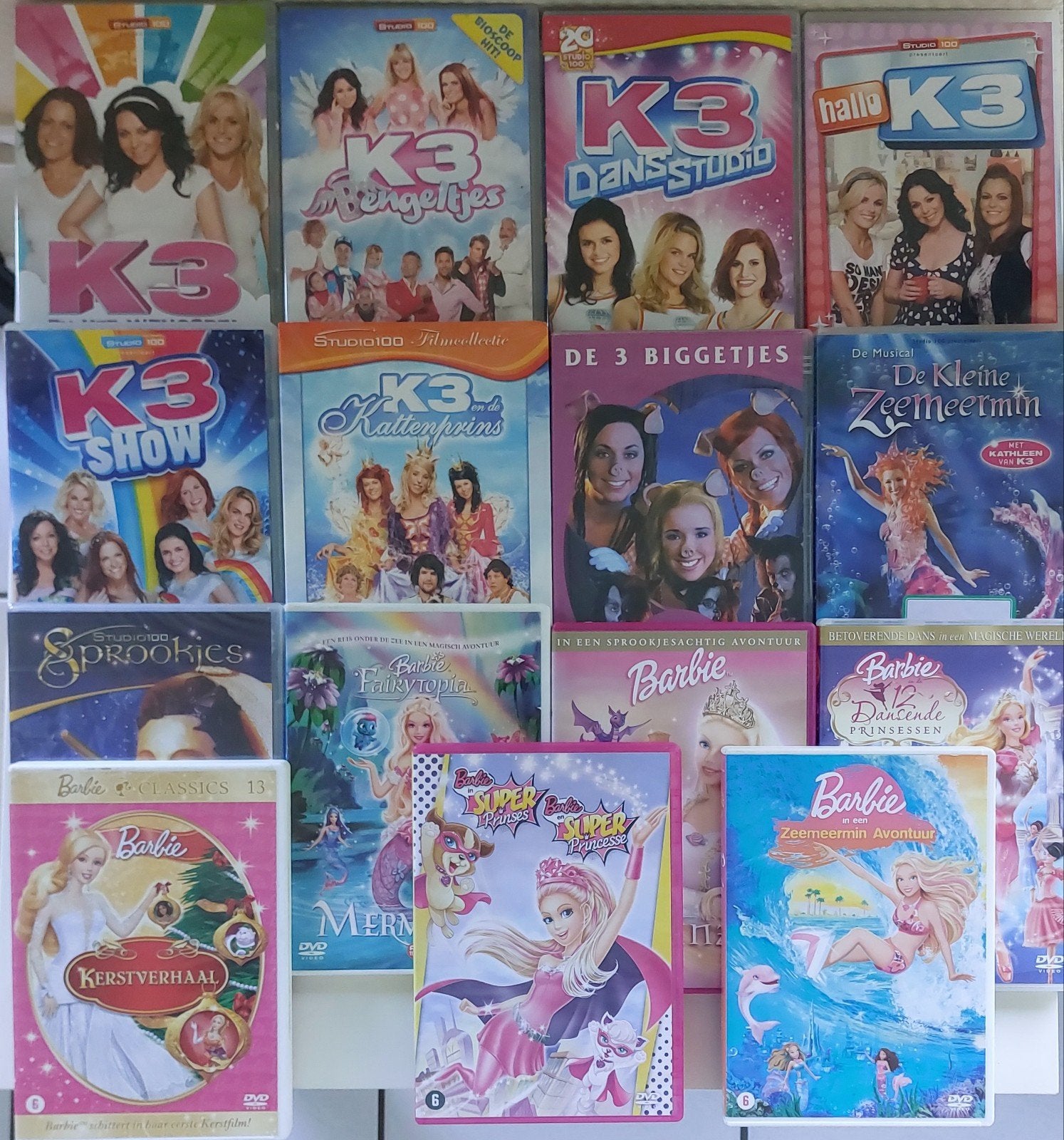 Dvd's K3 Barbie, Cd's en Dvd's, Alle leeftijden, Ophalen of Verzenden, Zo goed als nieuw