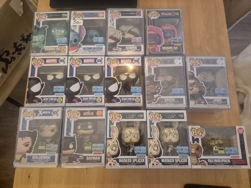 Grote collectie Funko Pop! figuren (14 stuks), Ophalen, Zo goed als nieuw