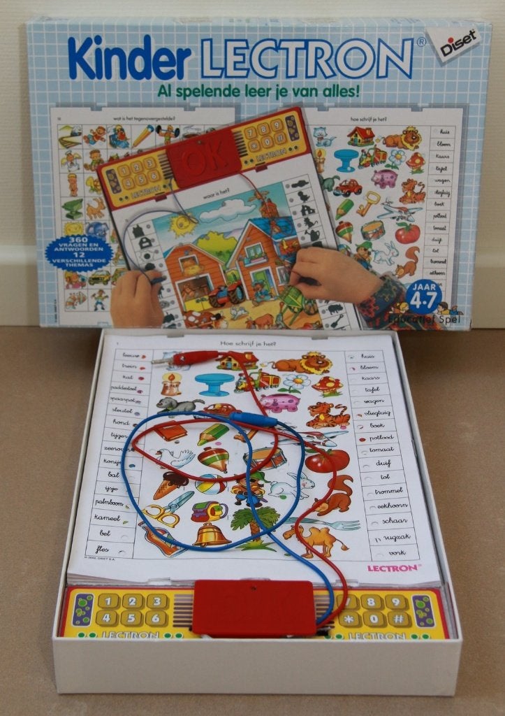 Kinder electron, Ophalen of Verzenden, Gebruikt, Puzzelen, Met licht