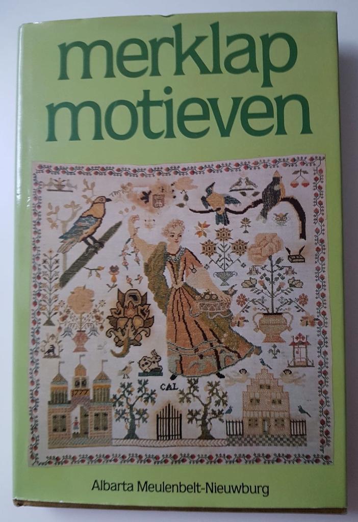 Merklap motieven en hun symboliek – A. Meulenbelt-, Ophalen of Verzenden, Handborduren, Patroon