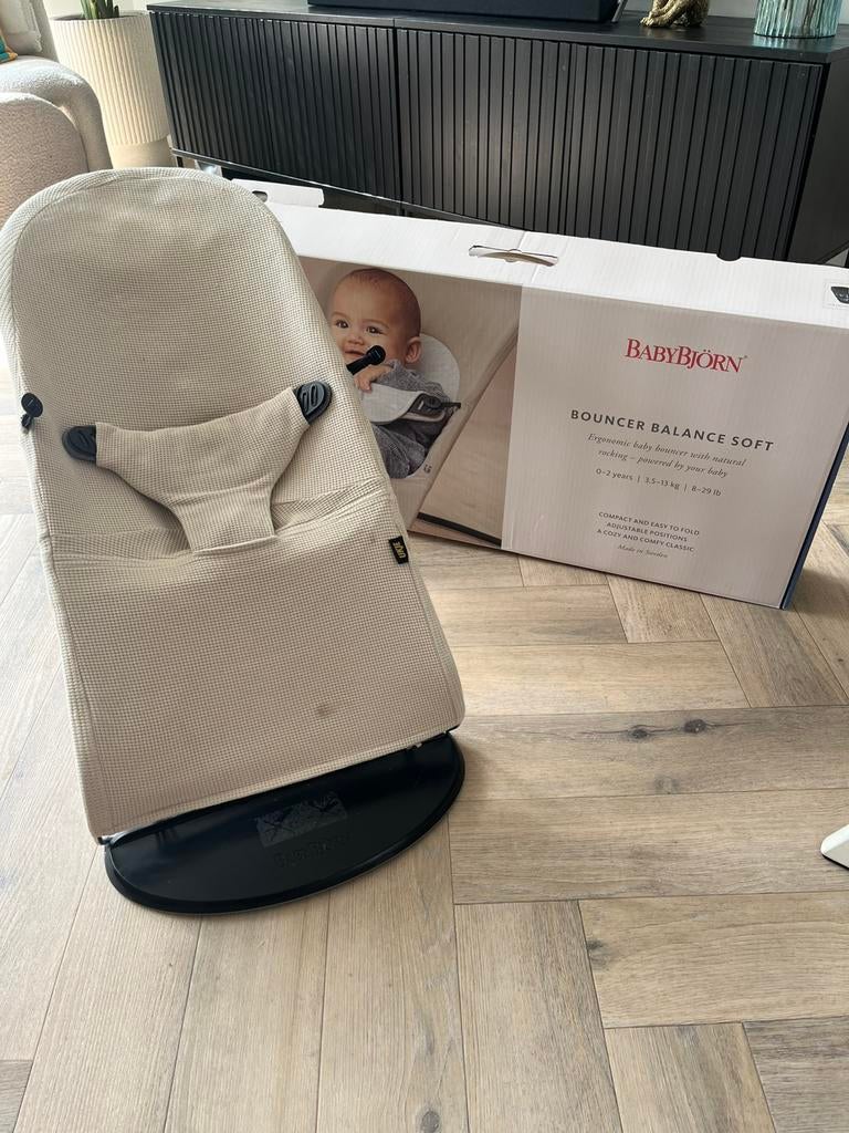 BabyBjörn wipstoel + extra hoes, Ophalen, Zo goed als nieuw