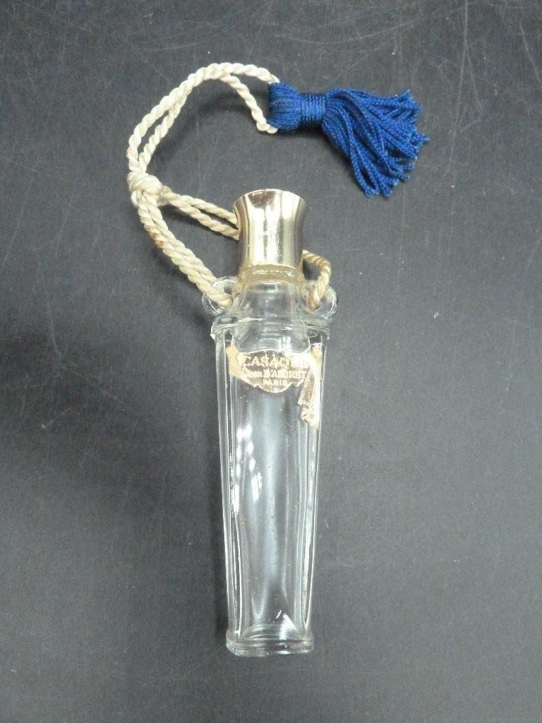 Antiek parfumflesje Casaque Jean dÁlbret Paris, Ophalen of Verzenden, Gebruikt, Parfumfles