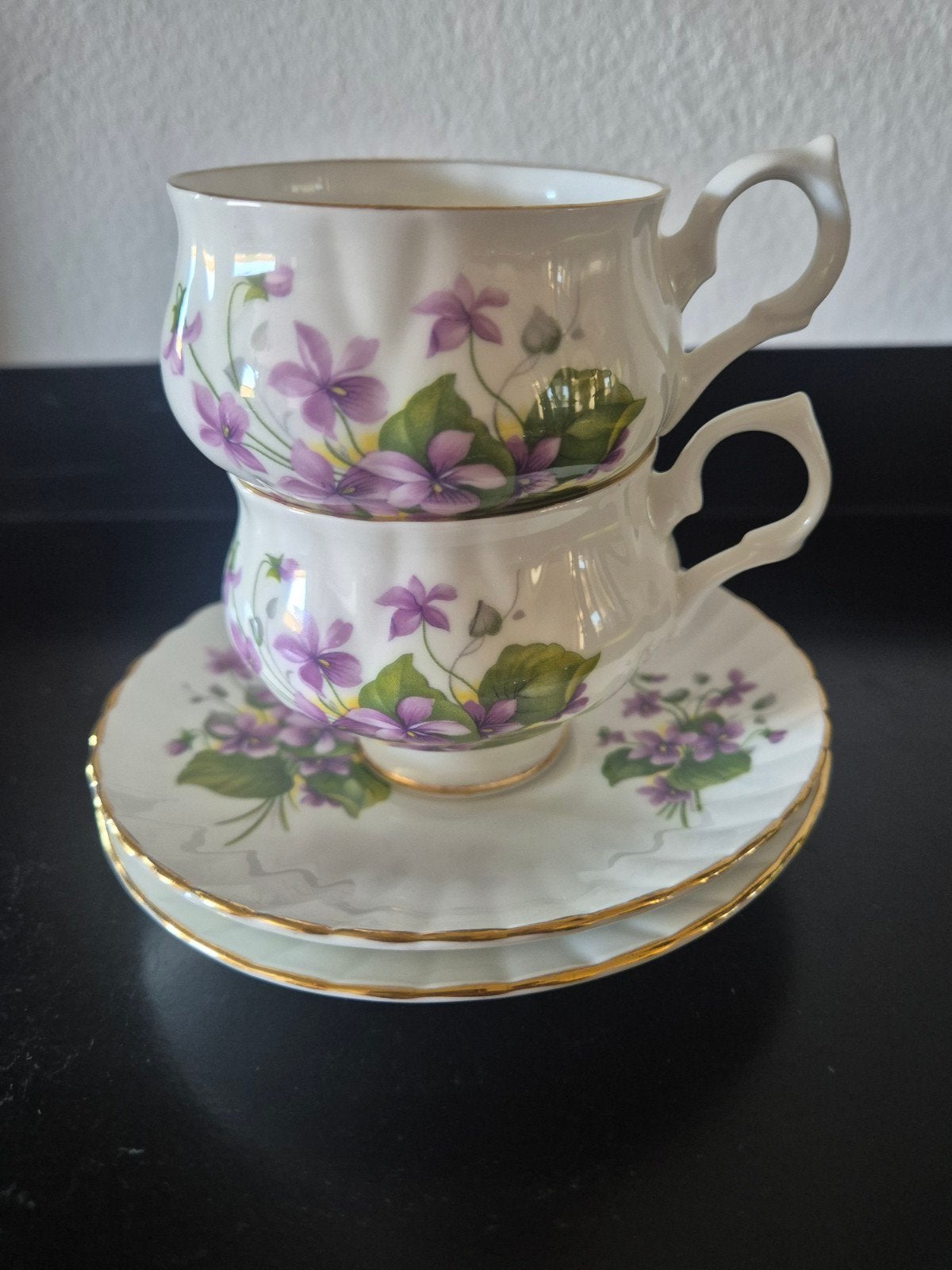 Springfield bone china porselein, Ophalen of Verzenden, Zo goed als nieuw, Porselein, Kop en/of schotel