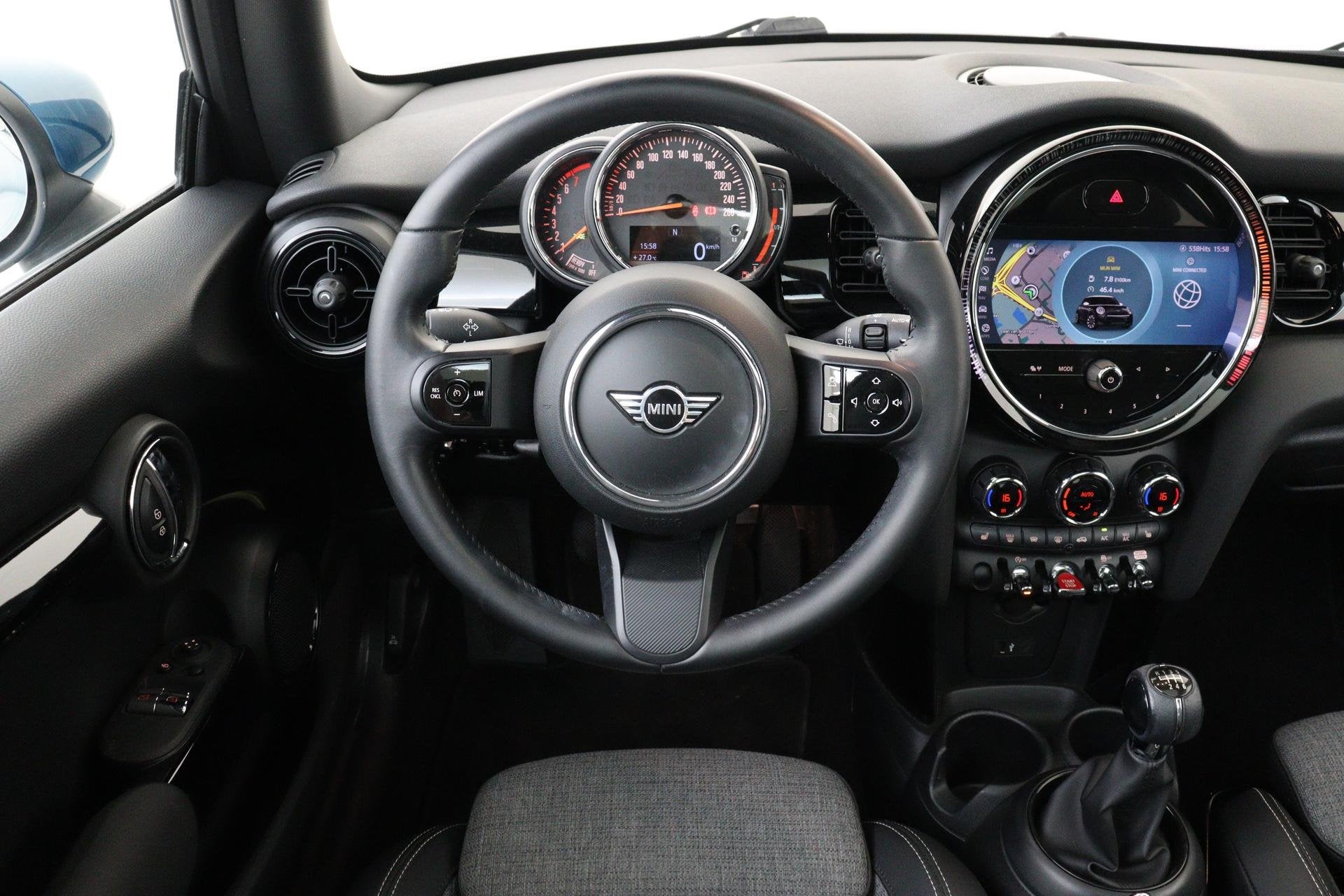 MINI COOPER 1.5 ONE JOHN COOPER WORKS -PANO.DAK|CRUISE|PDC|K, Auto's, Voorwielaandrijving, Gebruikt, Euro 6, Leder en Stof