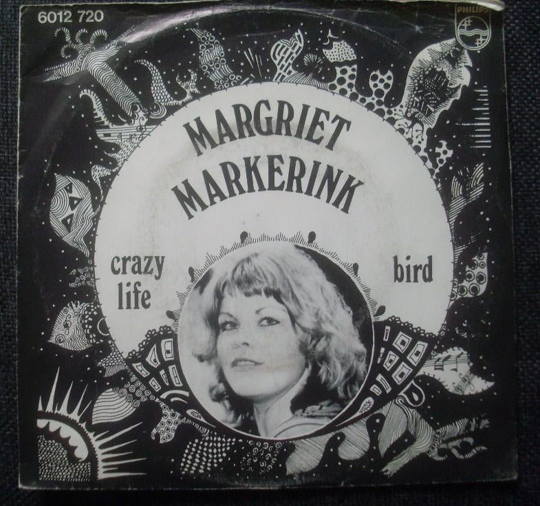 Margriet Markerink - Crazy Life / Bird (7" single) piraten, Gebruikt, 7 inch, Single, Ophalen of Verzenden