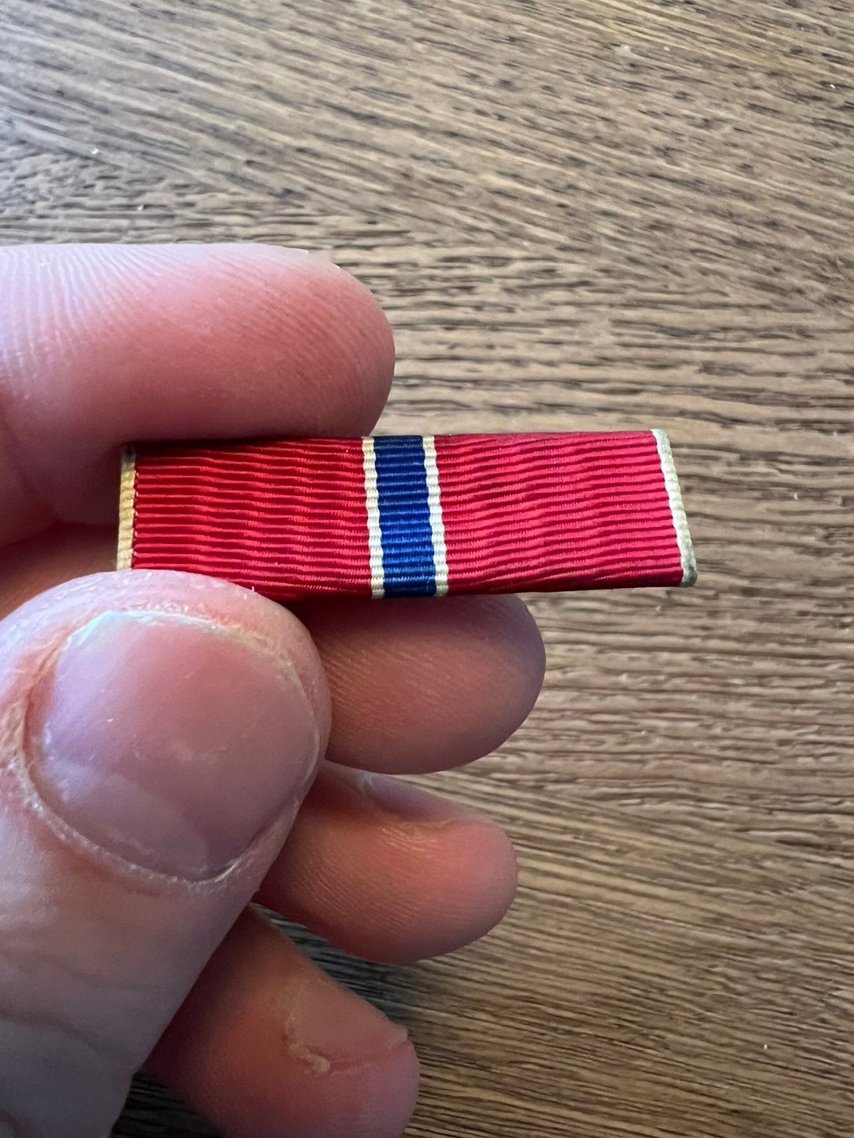 WO2 Amerikaans baton bronze star ribbon bar medaille, Verzenden, Lintje, Medaille of Wings, Nederland