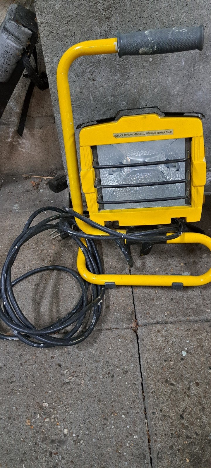 Halogeen bouwlamp  - 500 watt, Ophalen, Gebruikt, 500 watt of meer, Lamp met armatuur