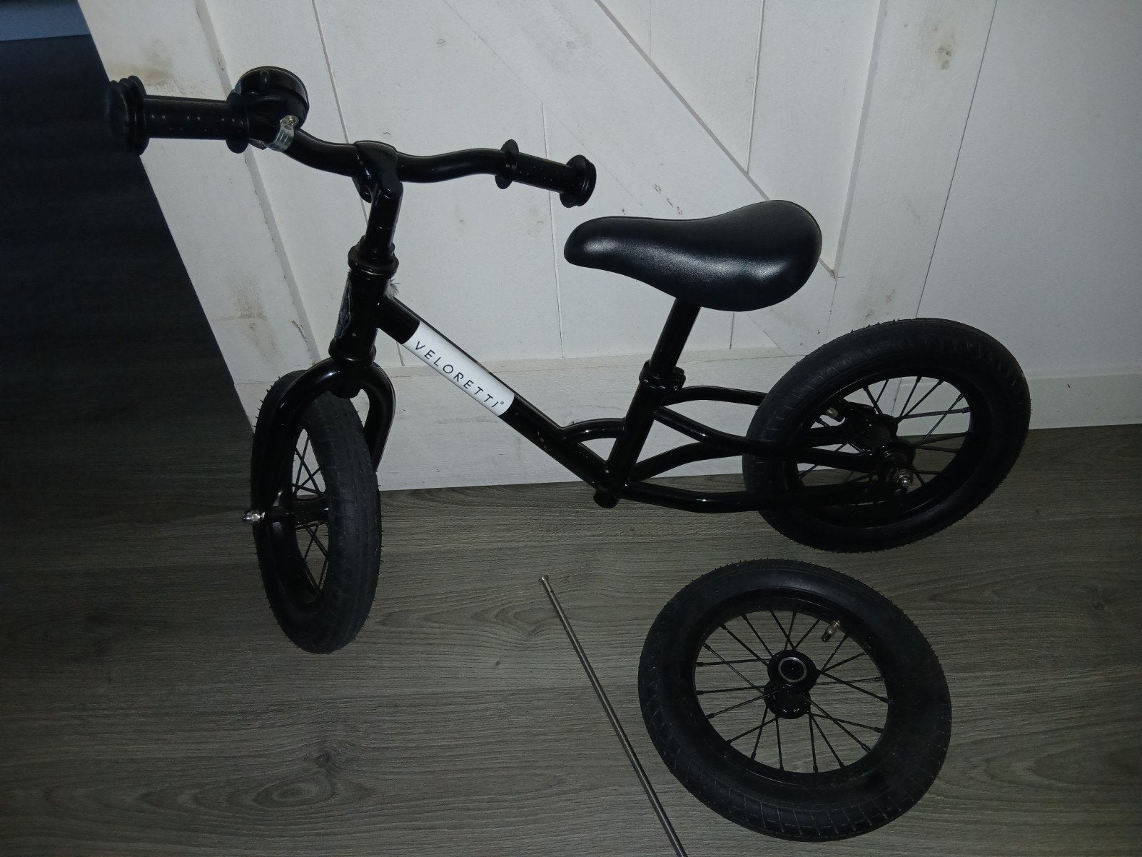 Veloretti driewieler/loopfiets zwart., Ophalen of Verzenden, Minder dan 16 inch
