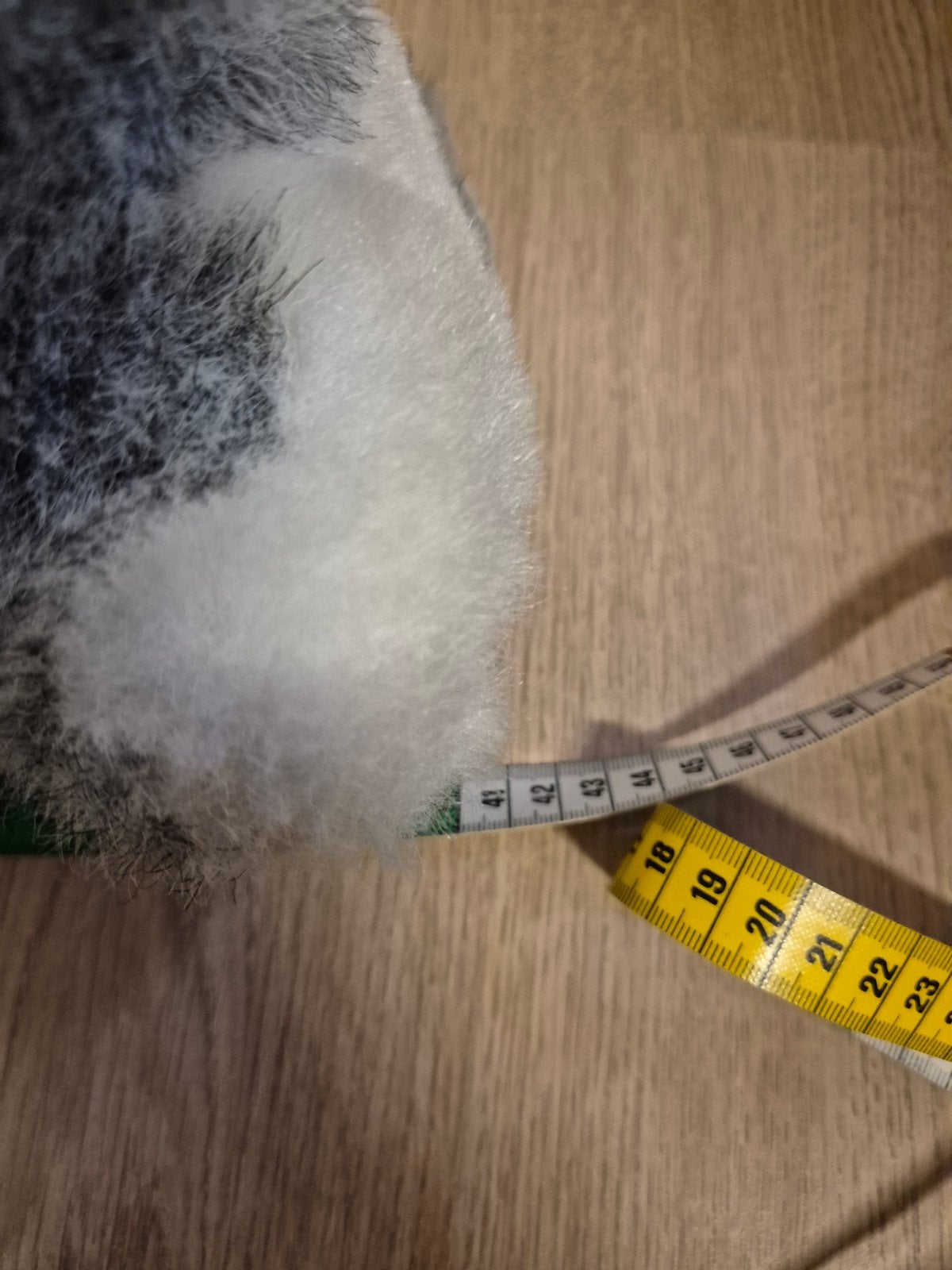 Grijze haas knuffel 40 cm, Kinderen en Baby's, Ophalen of Verzenden