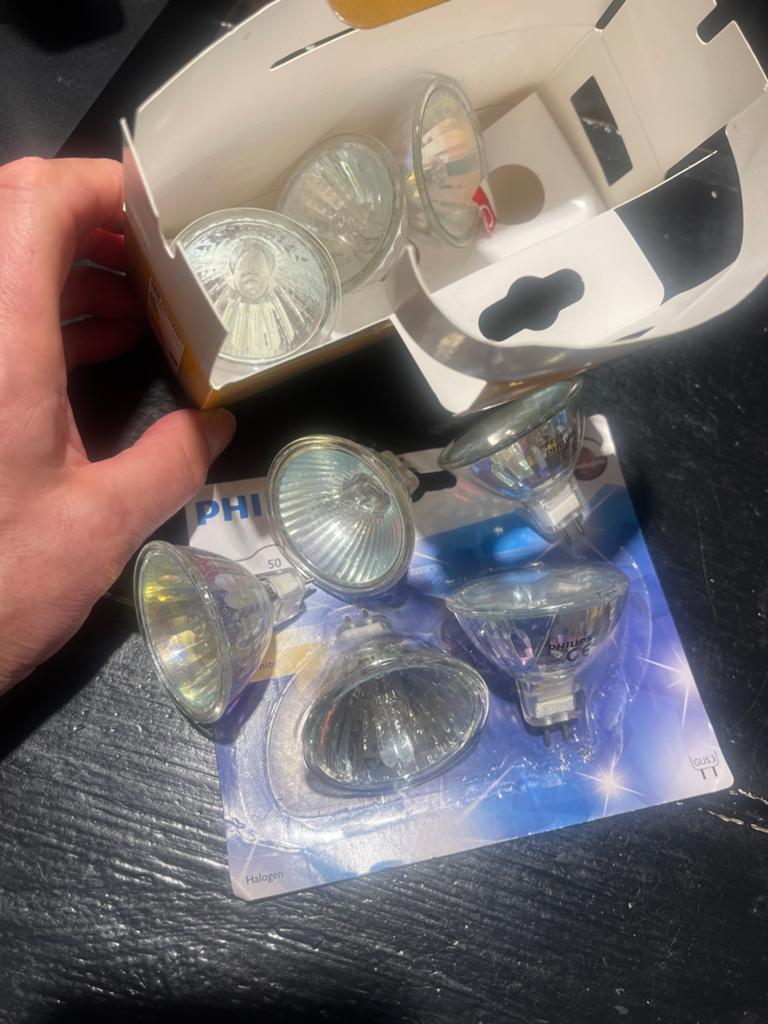 8 Philips Halogeen Lampjes GU5.3 - Gratis Ophalen, Ophalen, Nieuw