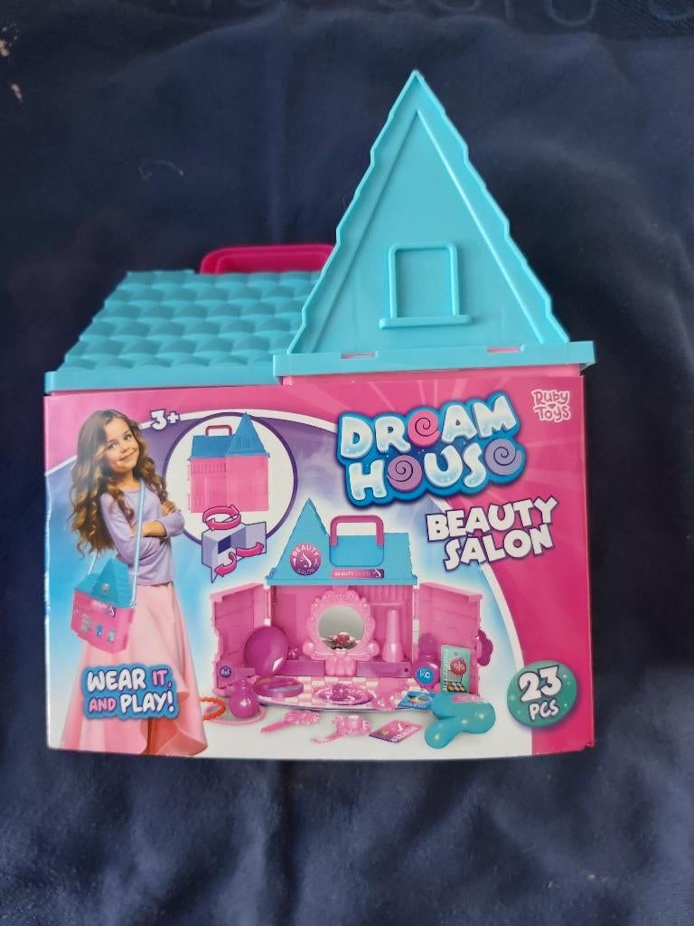 Dreamhouse Beautysalon Poppenhuis 23-delig nieuw, Kinderen en Baby's, Speelgoed | Poppenhuizen, Ophalen of Verzenden, Nieuw, Poppenhuis