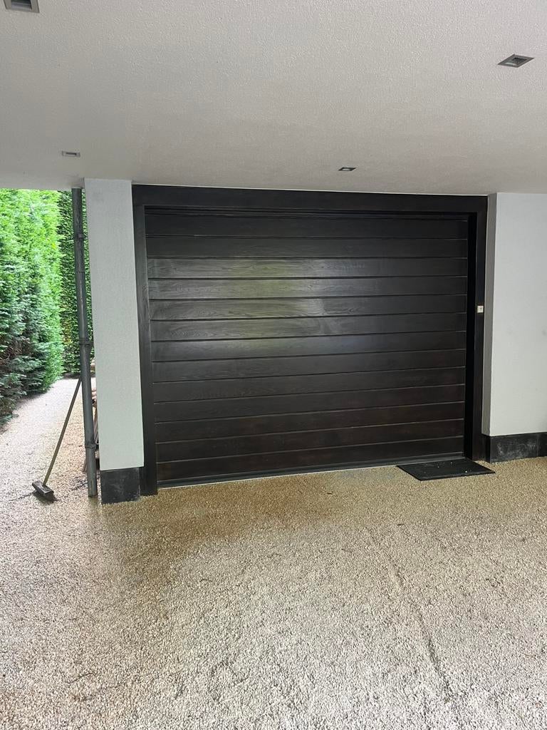 overheaddeur garage deur roldeur, Doe-het-zelf en Verbouw, Ophalen, Gebruikt, Garagedeur, Hout