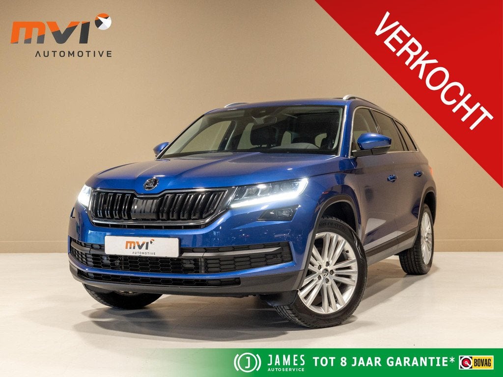 Skoda Kodiaq 1.5 TSI Limited Business Edition 7p / 150pk / P, Auto's, Skoda, 1525 kg, 4 cilinders, Blauw, 7 stoelen