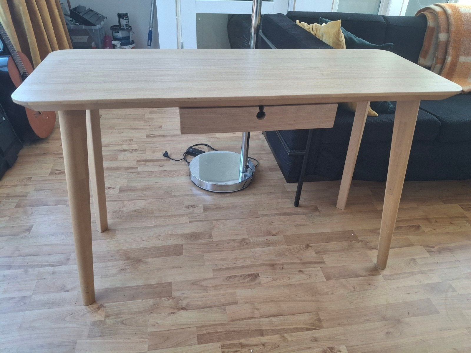 ikea Lisabo bureau, Huis en Inrichting, Bureaus, Ophalen, Gebruikt, Hout, 45 cm