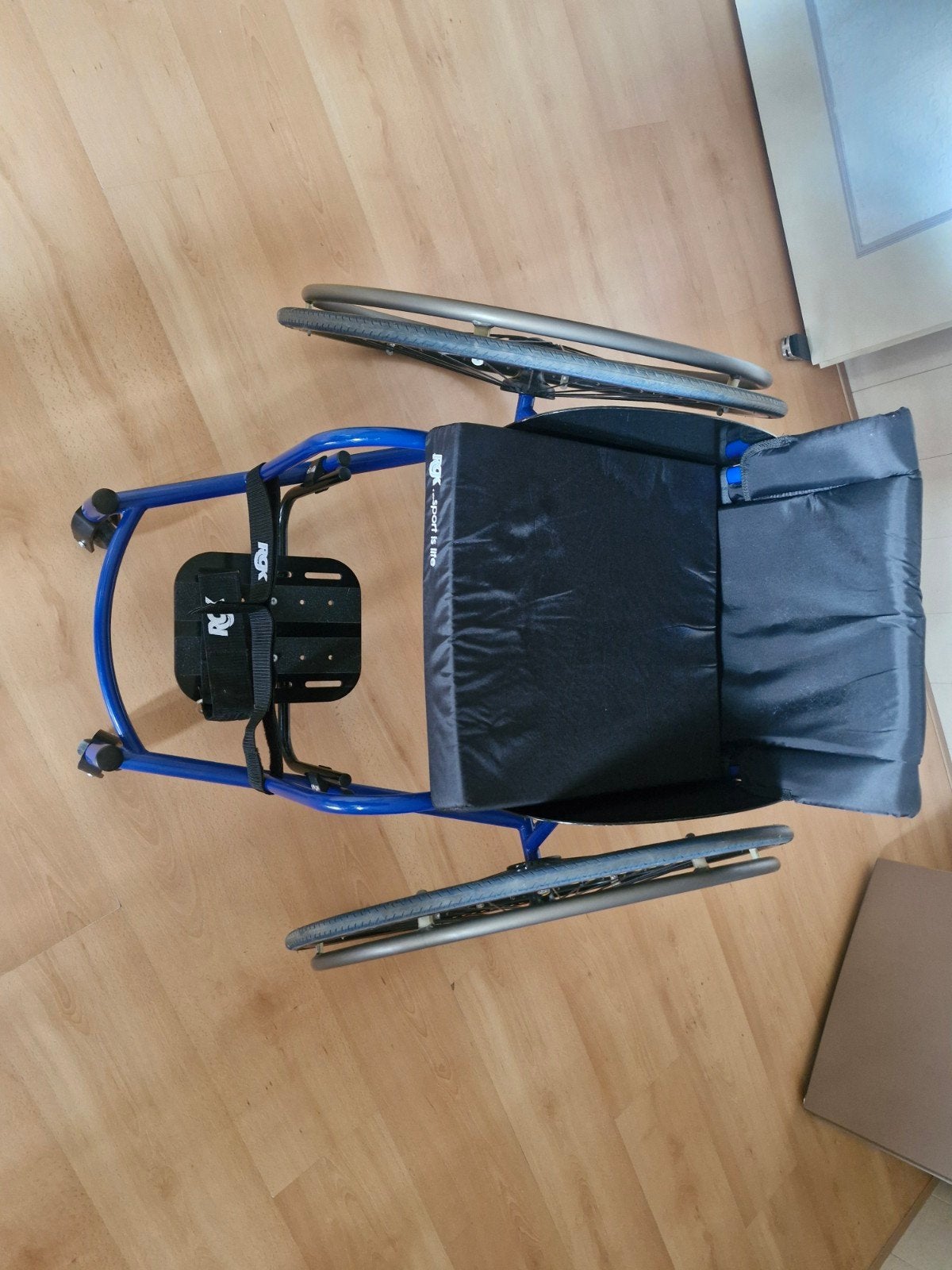 RGK GRANDSLAM  Sportrolstoel,blauw, Diversen, Ophalen, Zo goed als nieuw, Handbewogen rolstoel
