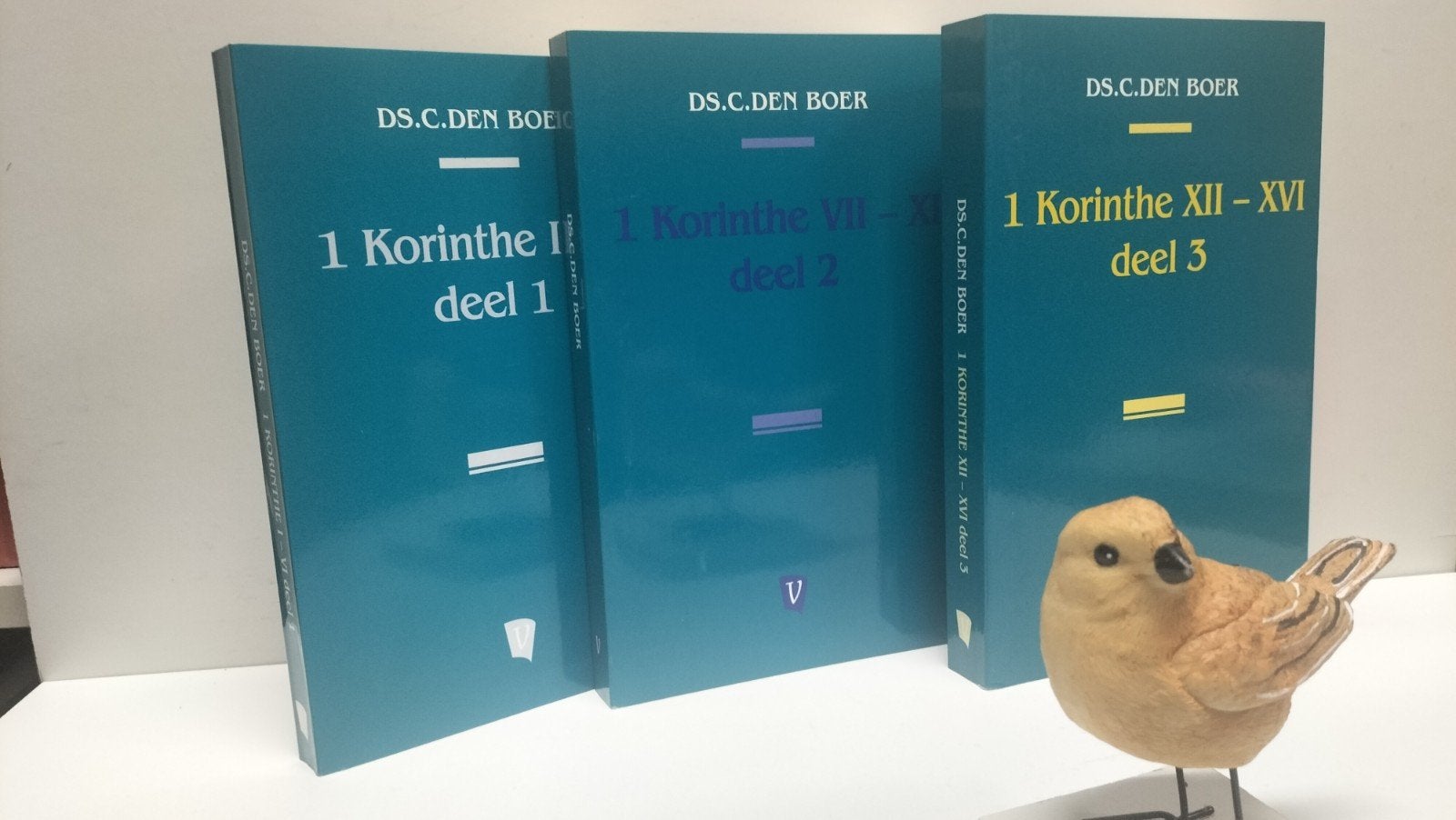 Boer, Ds. C. den;  1 Korinthe 3 delen, Ophalen of Verzenden, Gelezen, Christendom | Protestants