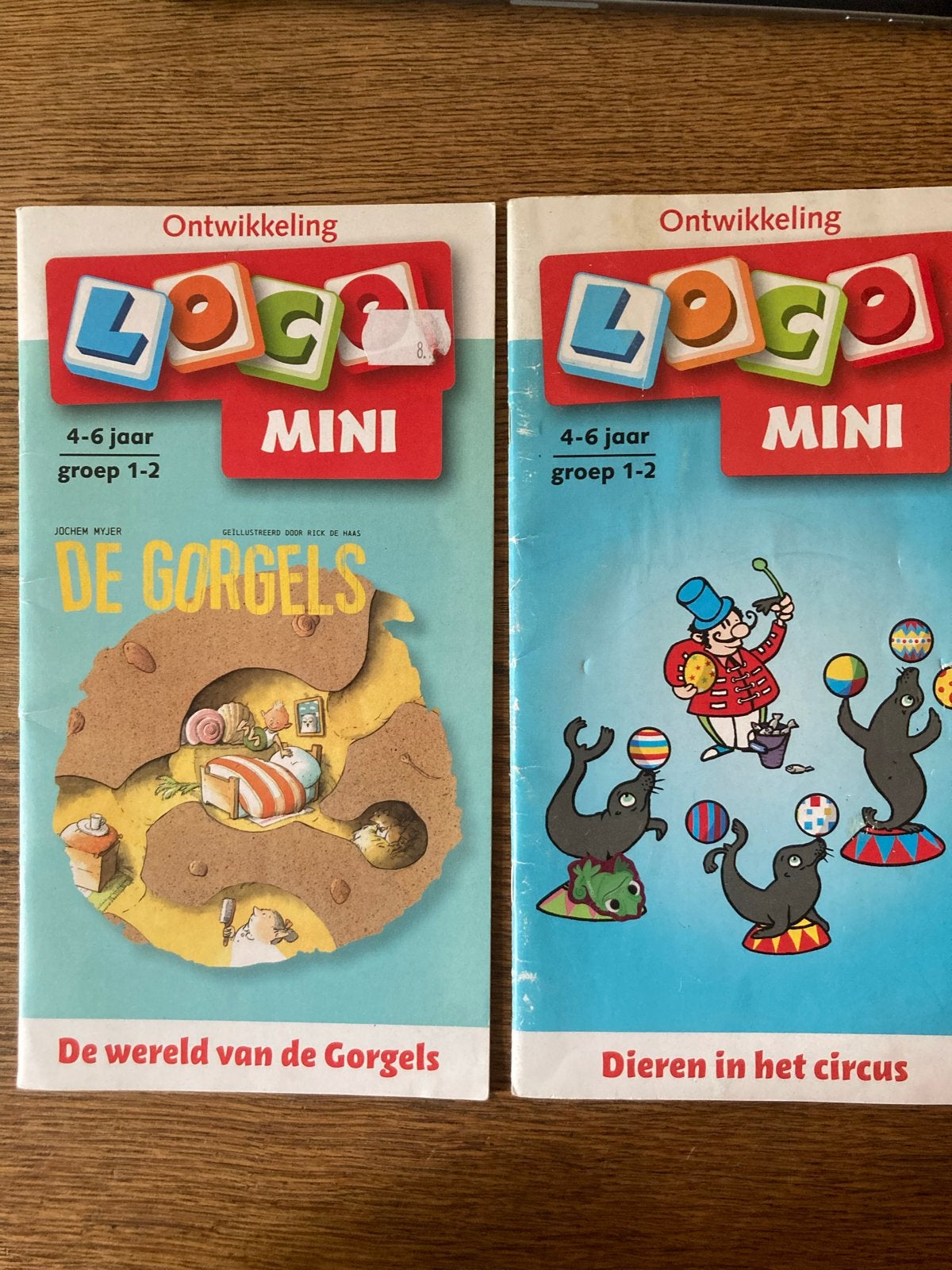 Loco Mini Boekjes: De Gorgels & Dieren in het circus, Boeken, Ophalen of Verzenden, Gelezen, 3 tot 4 jaar