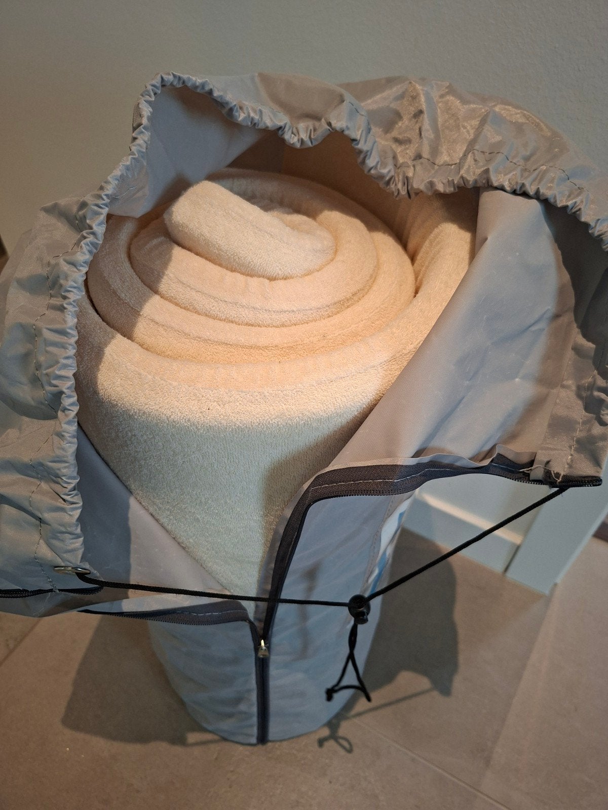 Oplegmatras stapelbed caravan, Ophalen of Verzenden, Zo goed als nieuw