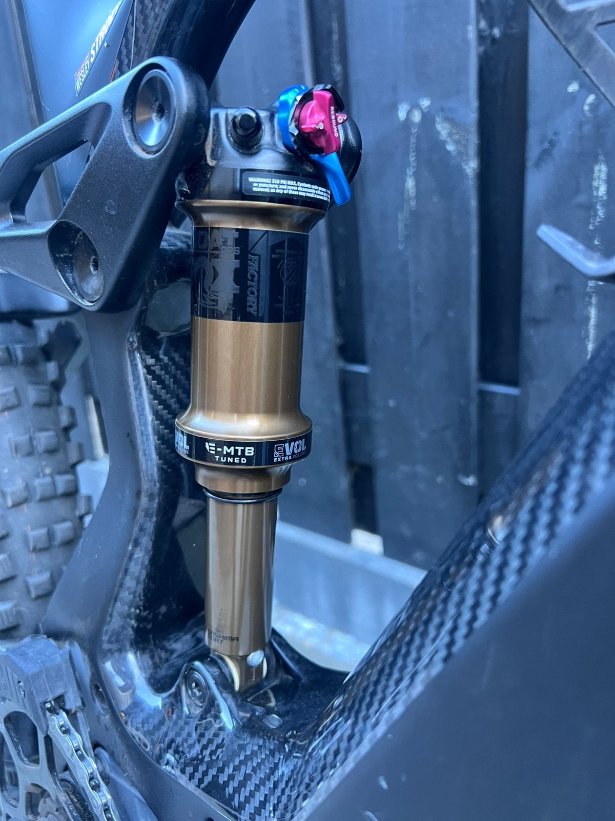FOX Float DPS e-MTB 205-60 TRUNNION METRIC KASHIMA, Ophalen of Verzenden, Zo goed als nieuw, Mountainbike
