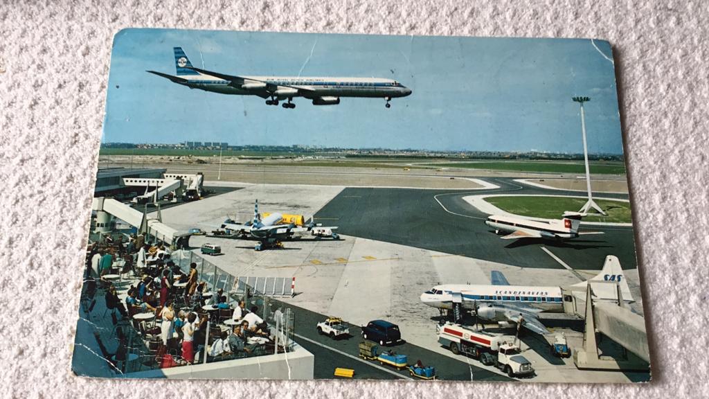 Amsterdam -  Schiphol, Verzamelen, Ophalen of Verzenden, 1960 tot 1980, Gelopen, Noord-Holland