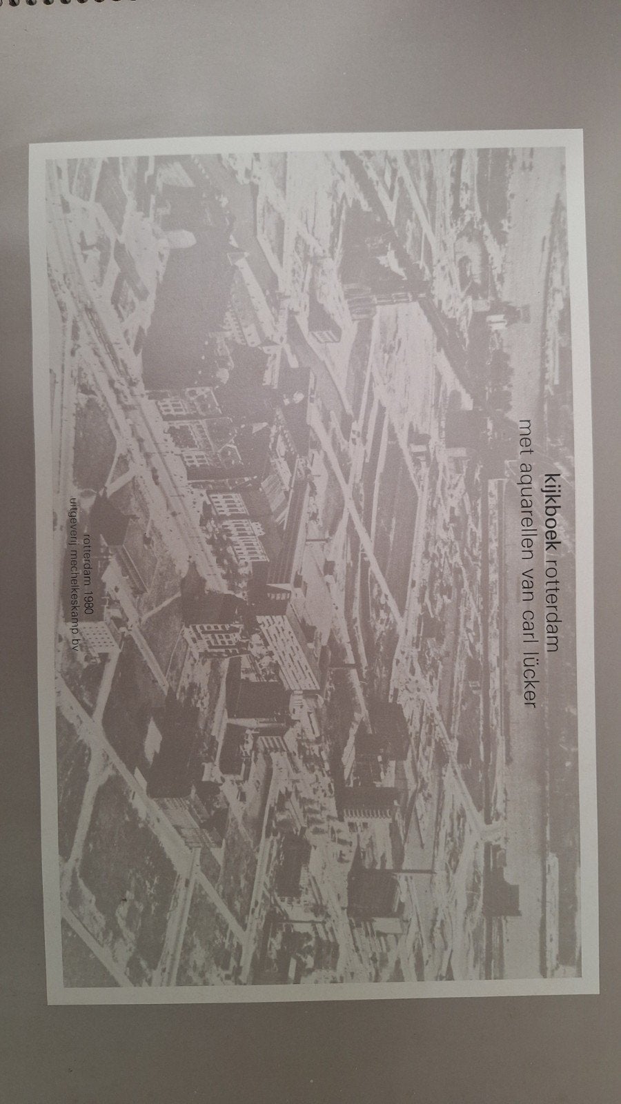 Kijkboek Rotterdam met aquarellen van Carl Lucker, Ophalen