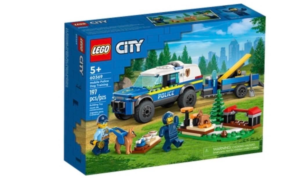 LEGO City Mobiele Politiehonden Training 60369, Inclusief minifiguren, Lego, Ophalen of Verzenden, Complete set