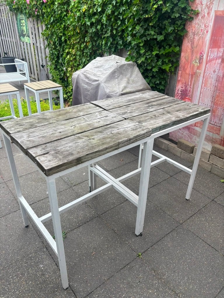 Bartafel 2 stuks, Ophalen, In hoogte verstelbaar, Gebruikt