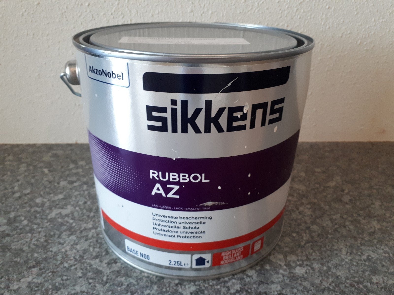 Sikkens verf Rubbol AZ Hoogglans, Ophalen
