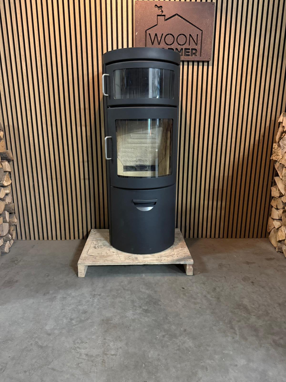 26003 Houtkachel abc pejs 8kw, Ophalen, Info@woonwarmer.nl, Gebruikt, Houtkachel