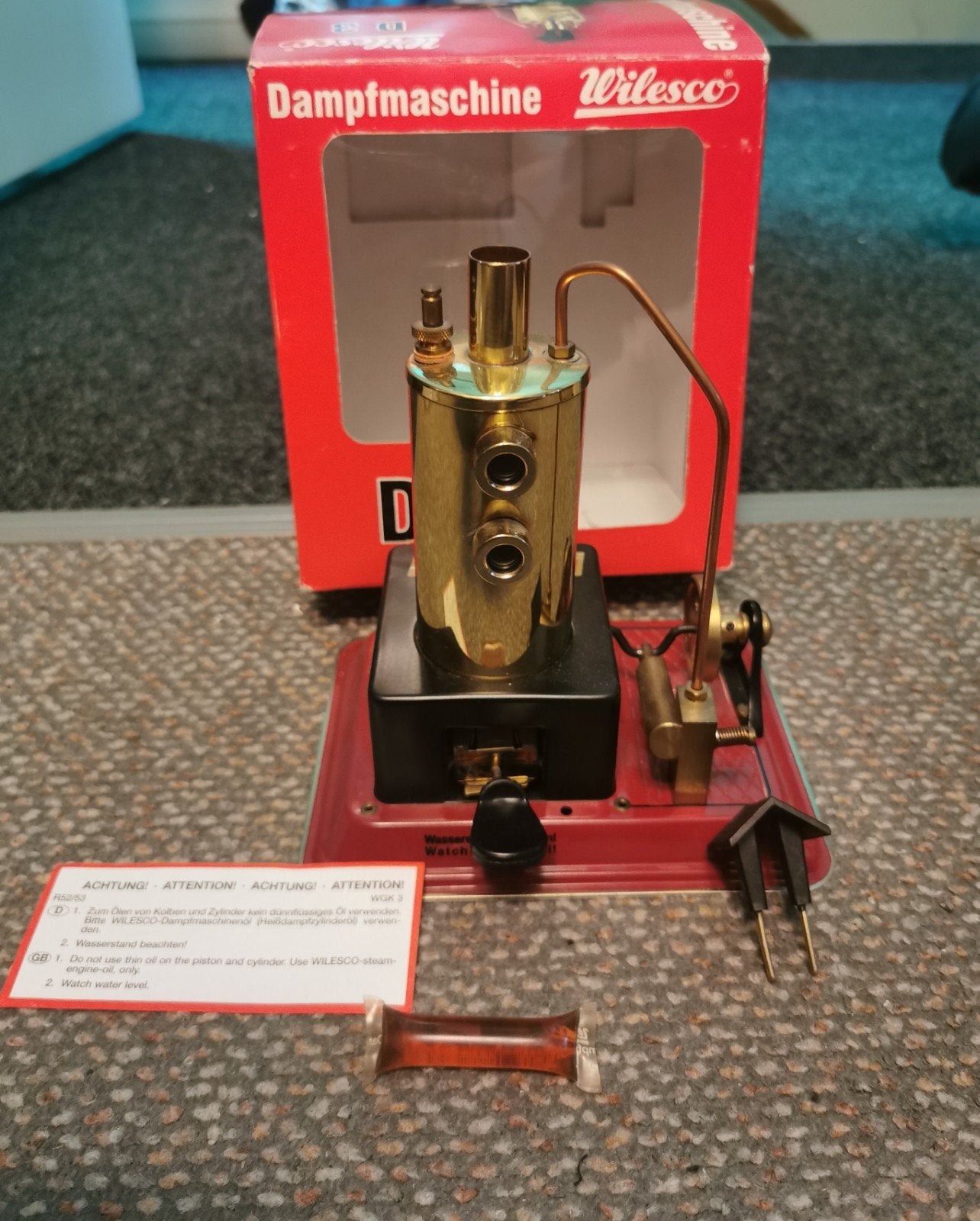 Wilesco D3 stoommachine - Nieuw in OVP, Hobby en Vrije tijd, Ophalen, Nieuw, Groter dan 1:32