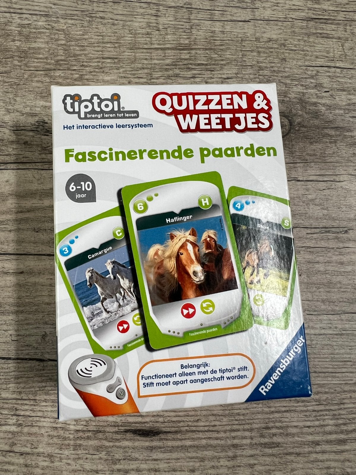 Tiptoi Quizz & Weetjes Fascinerende Paarden 6-10 jaar, Ophalen of Verzenden, Zo goed als nieuw, Ontdekken