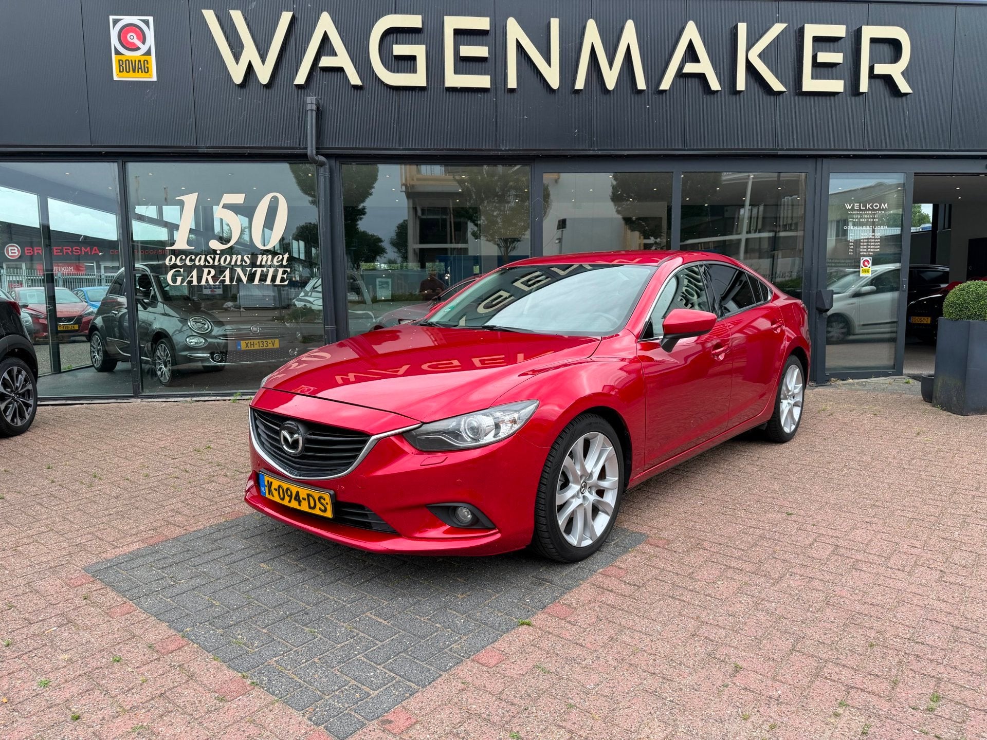 Mazda 6 2.5 SkyActiv-G 192 GT-M AUT|NAVI|ACC|Leder|DealerOH, Gebruikt, Leder, Bedrijf, 1335 kg