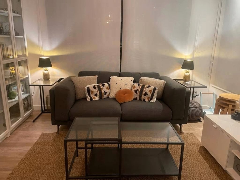 IKEA NOCKEBY 2-zitsbank in uitstekende staat, Ophalen, Tweepersoons, 75 tot 100 cm, Zo goed als nieuw
