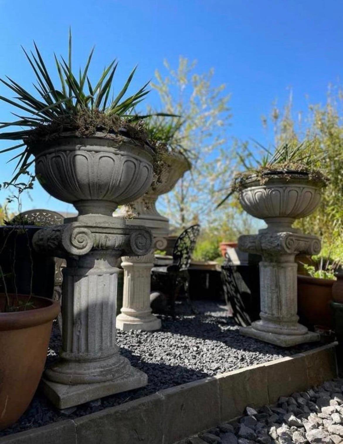 Antieke Franse Jardinière Vazen 18e Eeuw, Tuin en Terras, Ophalen, Gebruikt