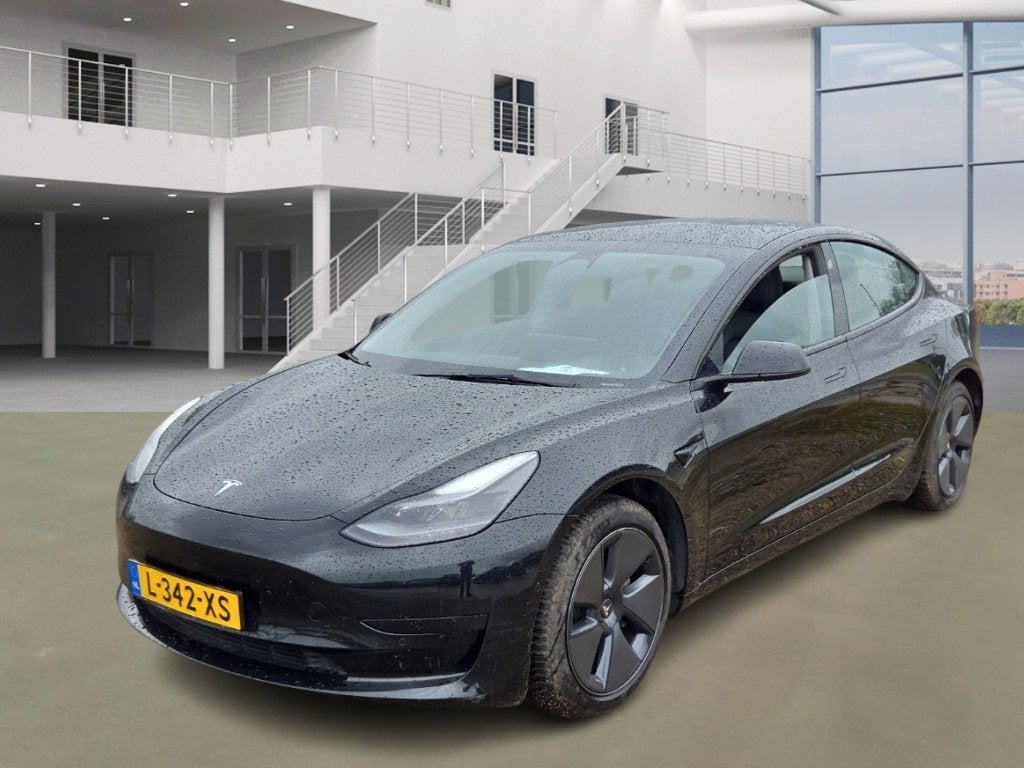 Tesla Model 3 / FACELIFT FULLSELFDRIVING! LFP BTW / NNB SoH, Auto's, Automaat, Achterwielaandrijving, Zwart, Parkeerassistent