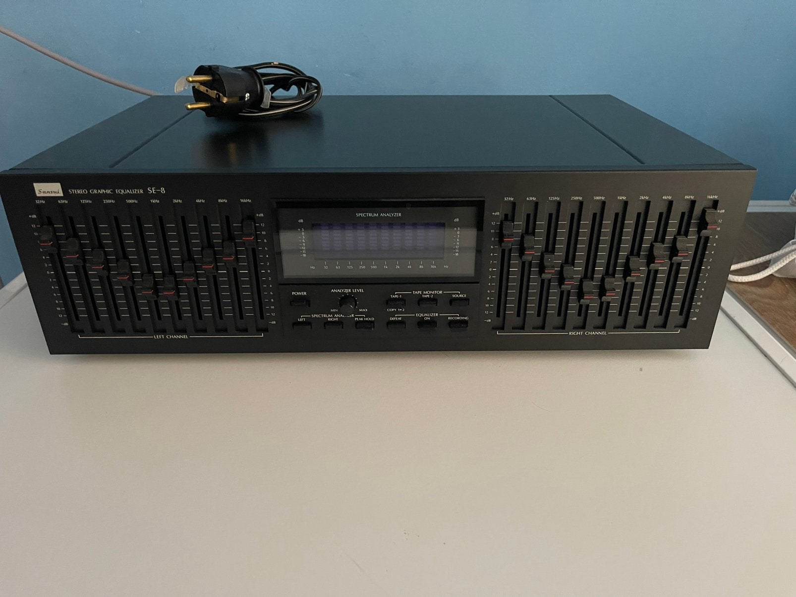Sansui SE-8 Stereo Graphic Equalizer, Ophalen, Zo goed als nieuw, Equalizer