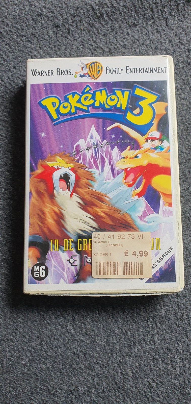 Pokemon 3 de Film Videoband VHS - Doos wat beschadigd, Ophalen of Verzenden