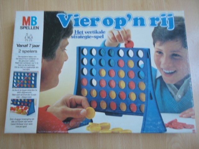 Vier op een rij, Vintage MB uitgave, Ophalen of Verzenden