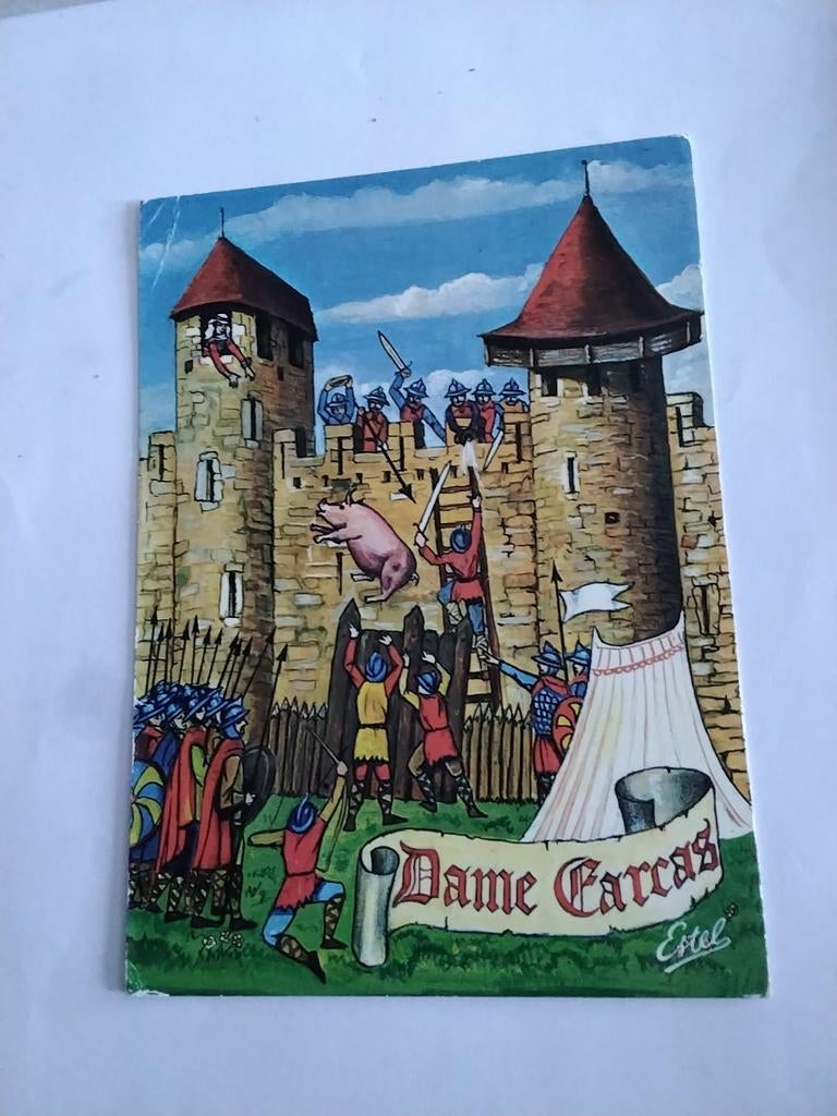 DAME CARRAS.  / CARCASSONNE  (AUDE), Ophalen of Verzenden, Voor 1920