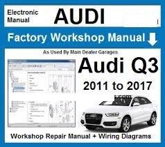 Audi Q3 2011-2017 Workshop Manual op DVD in PDF formaat, Auto diversen, Handleidingen en Instructieboekjes, Verzenden