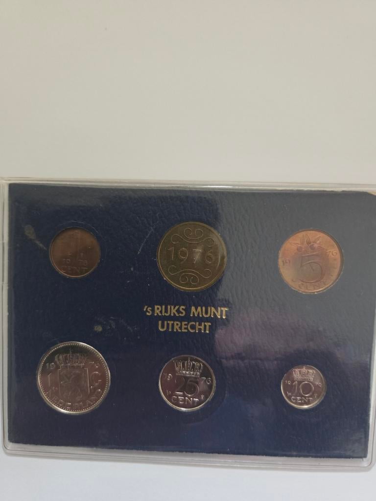 Nederlandse Muntset 1976 - 's Rijks Munt Utrecht, Ophalen of Verzenden, Koningin Juliana, Overige waardes, Setje