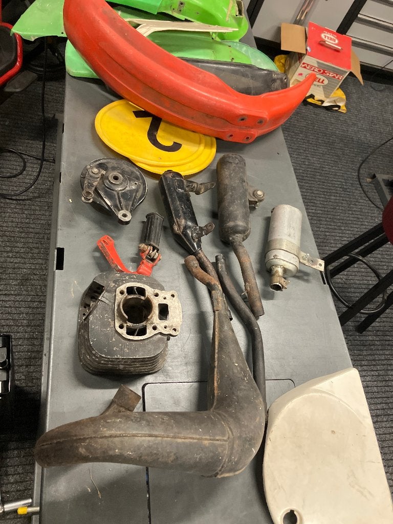 Vintage moto cross spul, Ophalen, Gebruikt