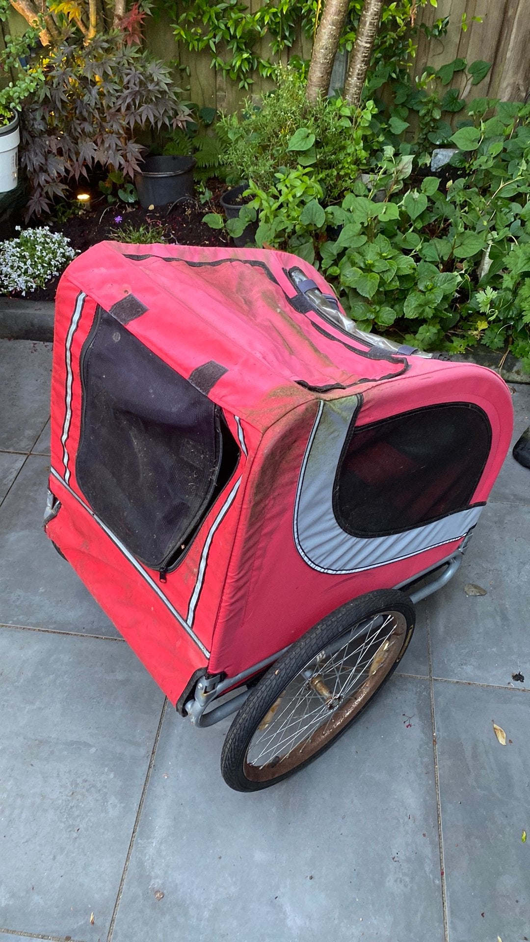 Hondenkar voor achter een fiets, Ophalen, Gebruikt, Hondenkar, 20 tot 40 kg