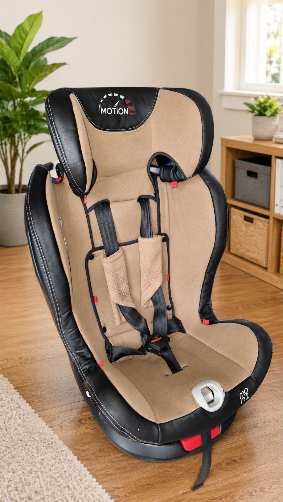 Cangaroo Motion 360 Draaibare Kinderstoel/Autostoel, Autogordel of Isofix, Gebruikt, Verstelbare rugleuning, 9 t/m 36 kg