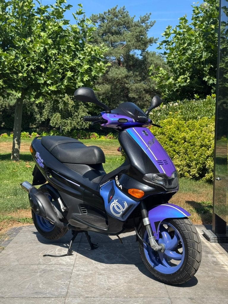 ⭐️Gilera runner 50cc sp dd violet paars glans zwart Brom⭐️