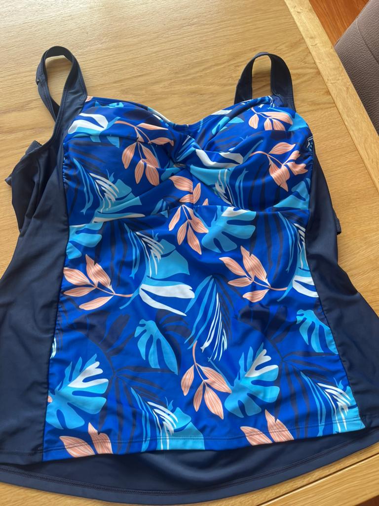 Mooie tankini maat xxl ( plus size), Kleding | Dames, Badmode en Zwemkleding, Ophalen of Verzenden, Zo goed als nieuw, Blauw, Overige typen