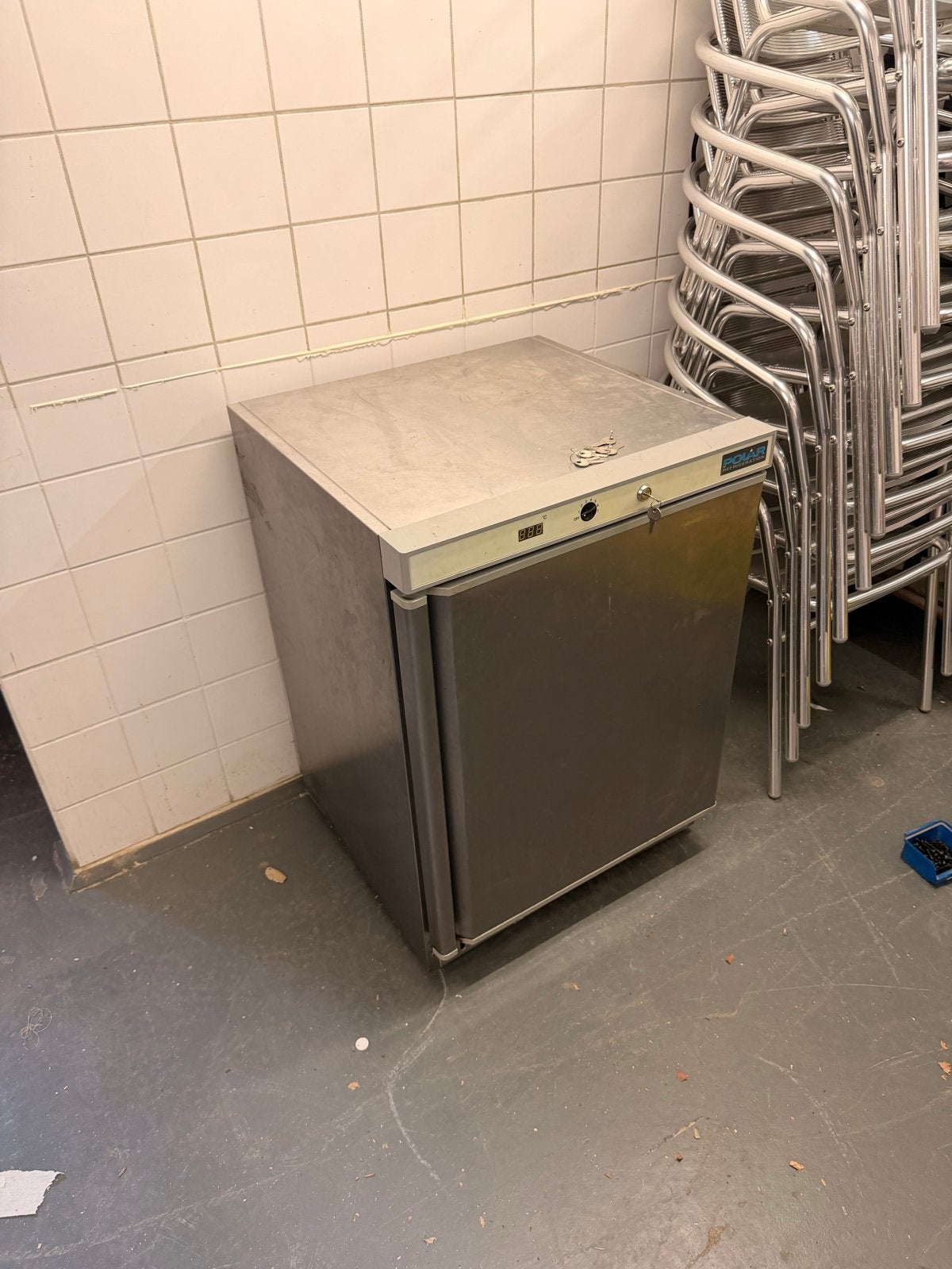 Polar tafelmodel vriezer 60x60x85 cm - Werkt goed, Witgoed en Apparatuur, Koelkasten en IJskasten, Gebruikt, Met aparte vriezer