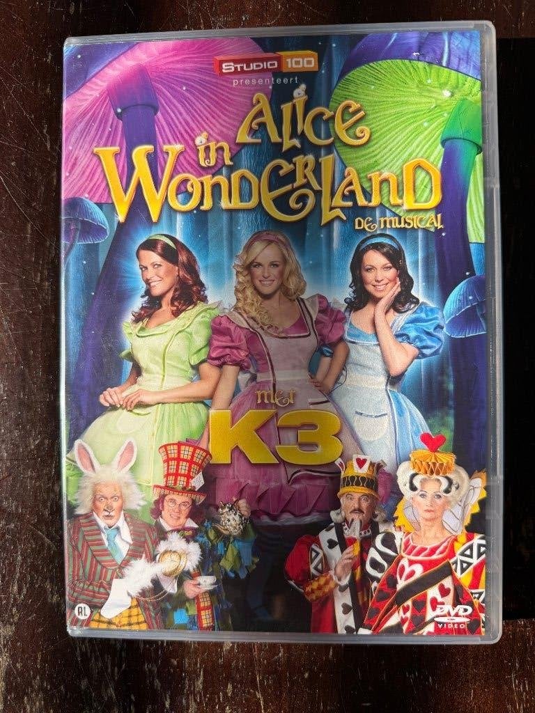K3 Musical K3 Alice in Wonderland DVD, Alle leeftijden, Ophalen of Verzenden, Zo goed als nieuw, Show