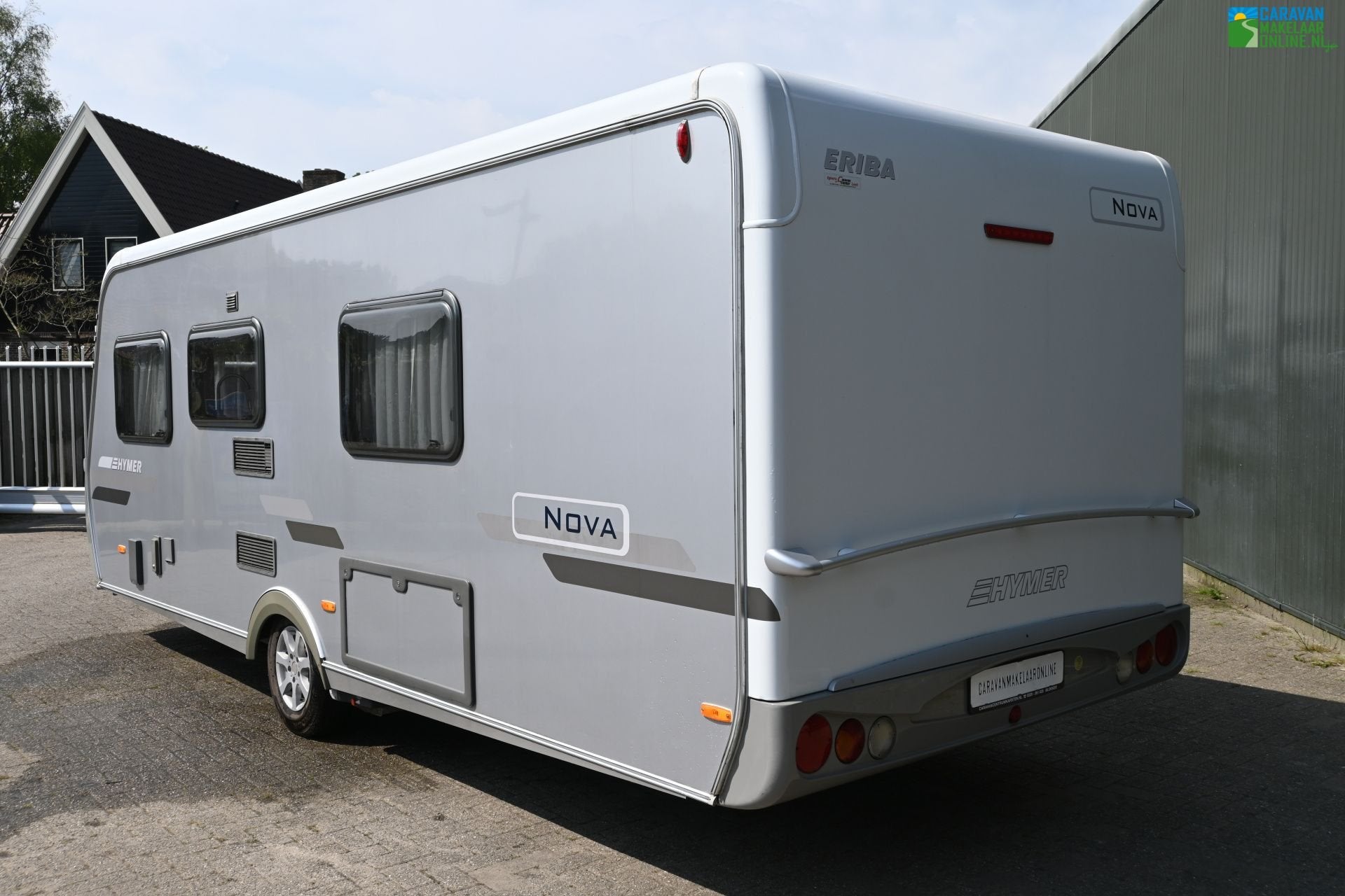 Eriba Nova S 580 Enkele bedden|Mover|Voortent, Standaardzit, Ringverwarming, Bedrijf, 6 tot 7 meter