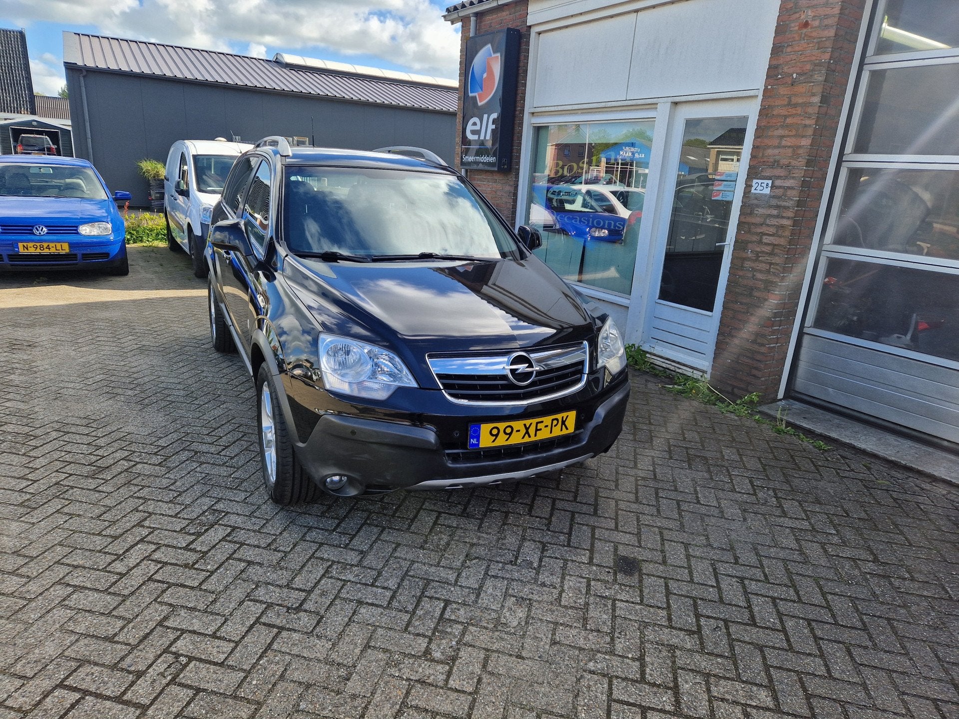 Opel Antara 2.4-16V "Enjoy" 4X4 - Cruise - Airco - Trekhaak, Stof, Gebruikt, 4 cilinders, Zwart